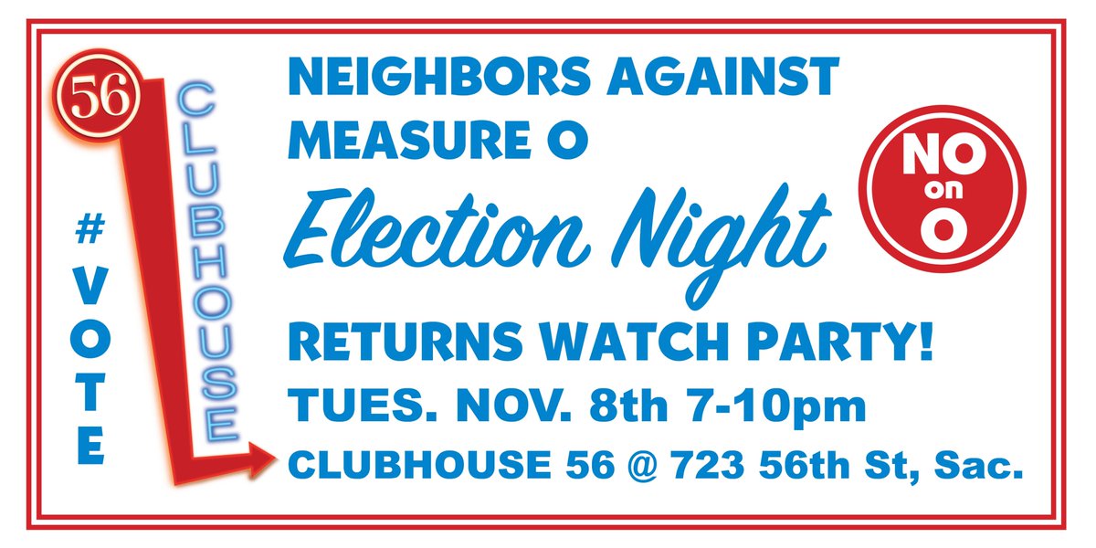 Okay, fine. We'll tell you where our election night party is.

See you at Clubhouse 56 tonight at 7!