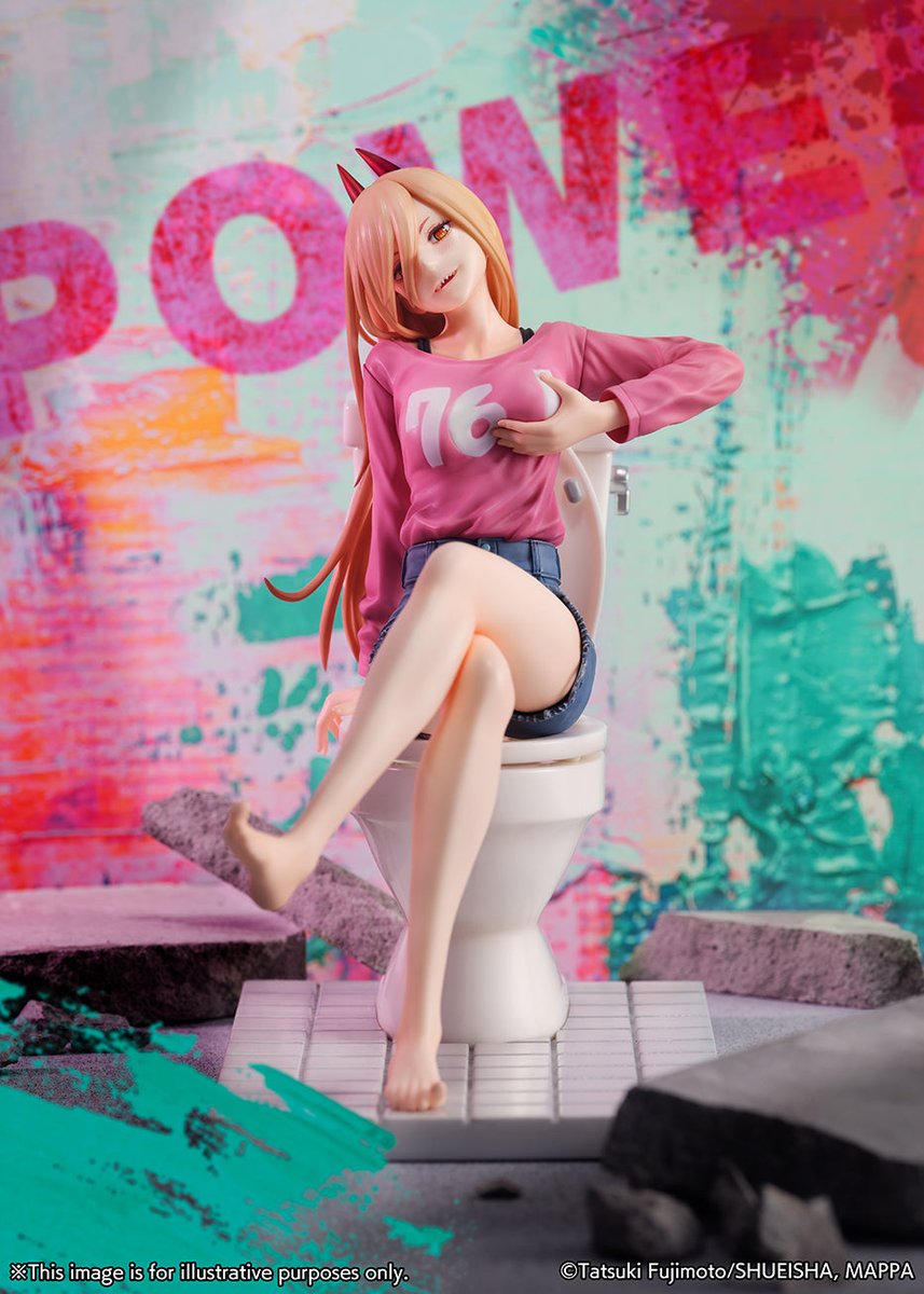 ShopCrunchyroll's tweet photo. You know what happens next... 😳 

Power has a brand new 1/7 scale figure available for pre-order, re-creating the bathroom scene from "Chainsaw Man"!

GET: https://t.co/9kvuhzEj5J https://t.co/OISrtldY3U