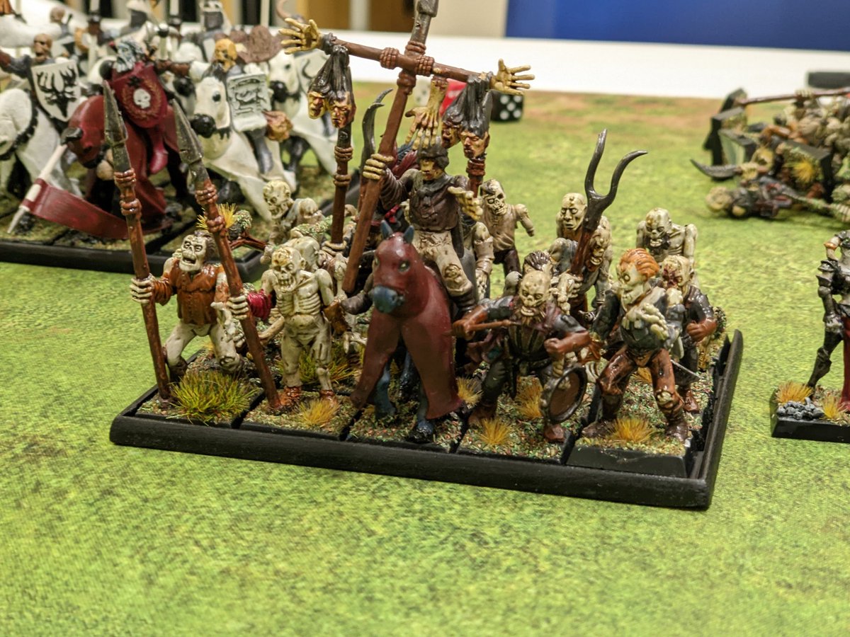 van_von_vulkvan's tweet photo. Tonight at the club I lead my Dwarfs to victory against the vampire counts! The shield wall held firm! MVPs were The Ironbreakers who killed the vampire and his black Knights, swinging the game in my favour! KHAZUK! #warhammerfantasy #6thed #warmongers #gamesworkshop https://t.co/Xffl6xEKBX