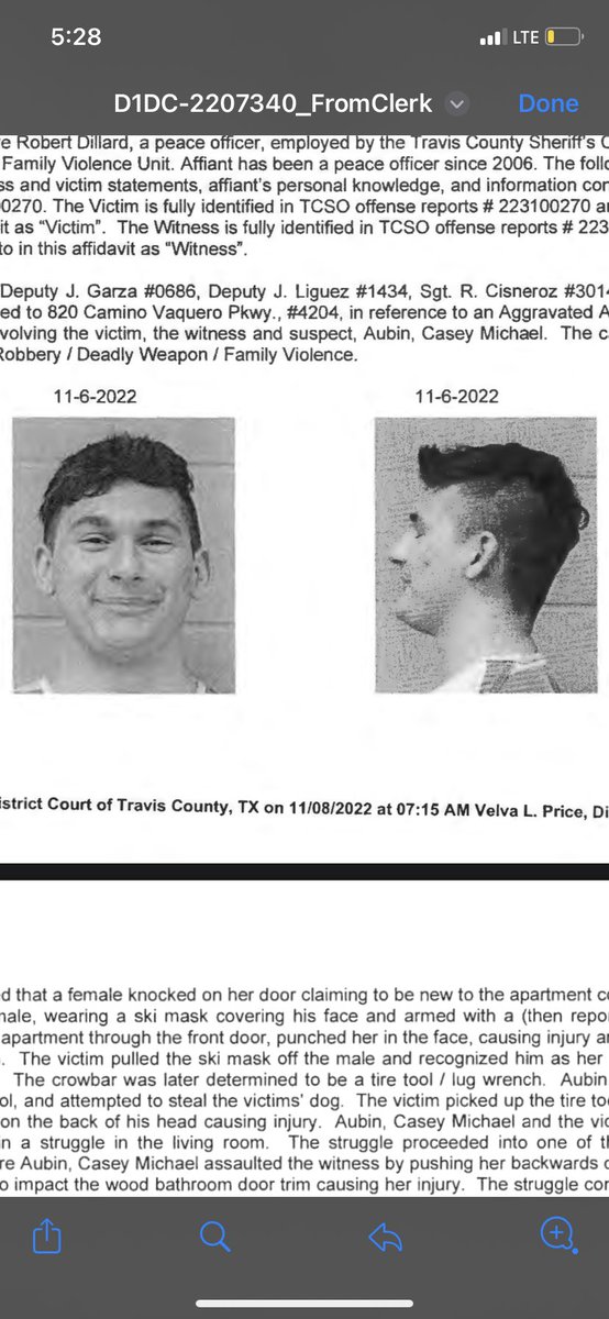 SabrinaSailor's tweet photo. I am BEGGING you Twitter to please help spread awareness. This man, Casey M Aubin was charged with aggravated robbery. Broke in and assaulted two women who are close friends of mine. He got off on bail today &amp; the system has failed us.  AUSTIN area peeps PLEASE like RT share. https://t.co/tdw5zJuWQG