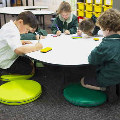 beparta's tweet photo. St Peter Chanel Catholic Primary School in Regents Park, NSW, strives to value each student as an individual. We think this is reflected in the flexible school furniture they chose, offering students a variety of seating options and places to learn #AussieED #learningenvironments https://t.co/o861M8mXfo