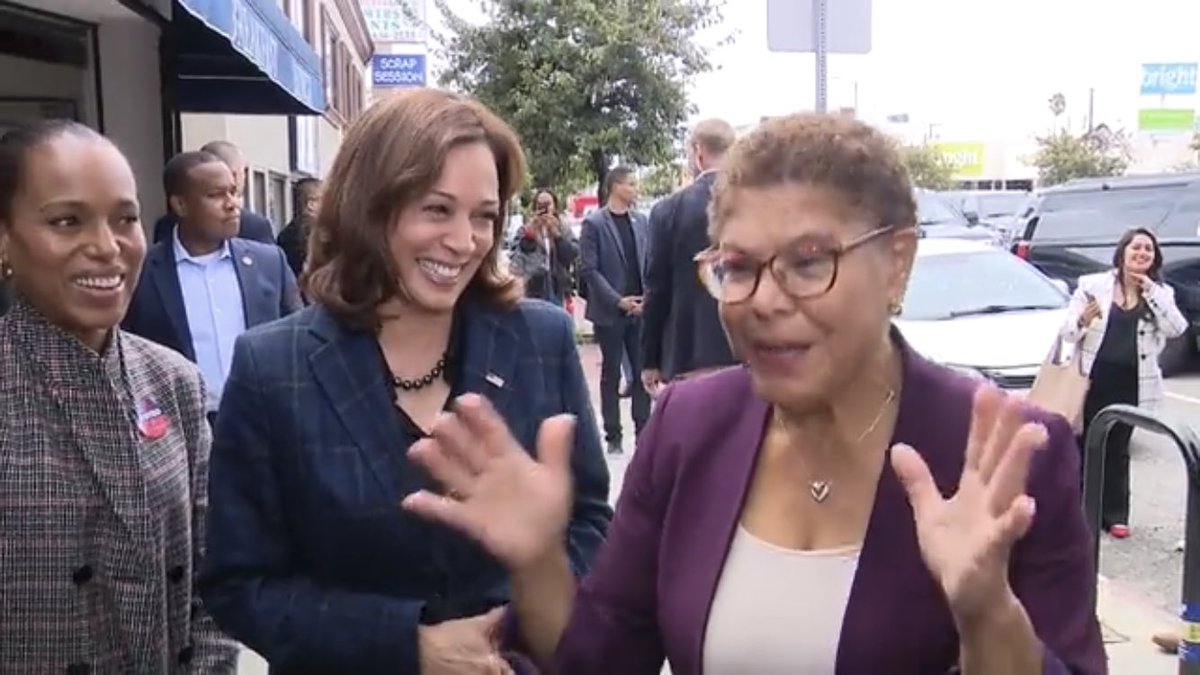 Vice President Harris with Karen Bass at her side on Election Day means the world to me. 

Shout out to Kerry Washington. Let’s get this done, Angelenos!! 

#KarenBassForMayor #ItsHandled #VPHarris