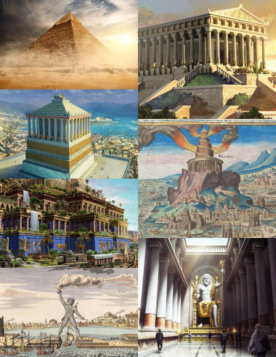 The Cultural Tutor on Twitter: "We've all heard of the Seven Wonders of the Ancient World. But where are they? Who built them and why? Were they even real? Well, the first