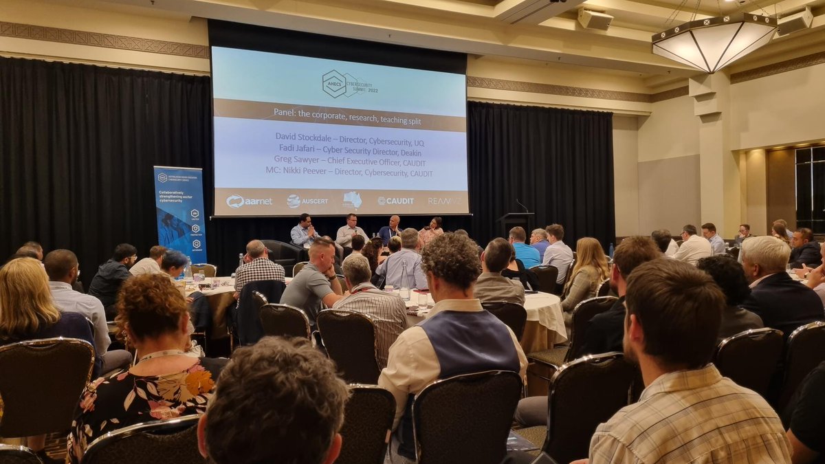 FortinetANZ's tweet photo. Day 2 at the #AHECS conference in Canberra. If you are planning to attend, come meet the Fortinet team to learn how our technology has enabled the Higher Education sector. #HigherEd #Cybersecurity https://t.co/DWhUb2cOoH