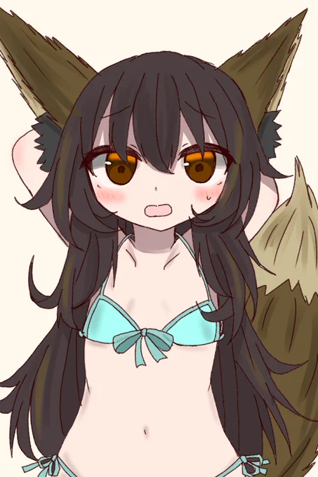 水着リクエストいただきました!寒い…!! 