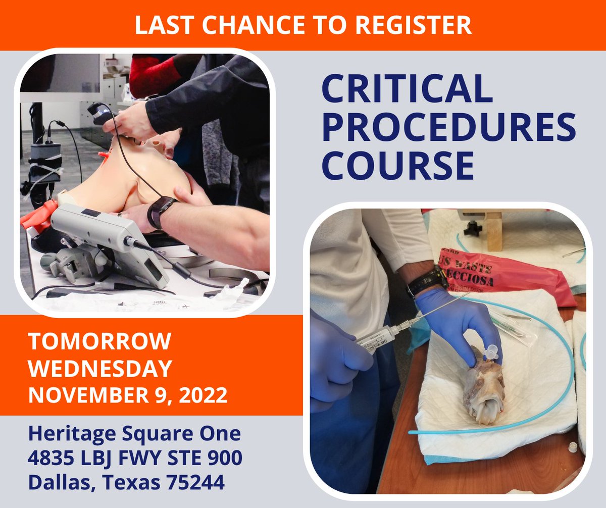 IESHealthcare's tweet image. Last chance to register! 

Dallas Critical Procedures Course is tomorrow!

Click the link below to register:

ies.healthcare/ies-critical-p…

#IES #IEShealthcare #IESevents #CPC #IESCPC #IESeducation