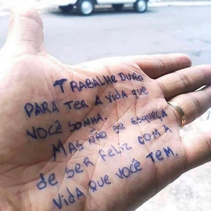 SessaoDeRap's tweet photo. Trabalhe duro, mas não se esqueça. https://t.co/b56C0tcaUA