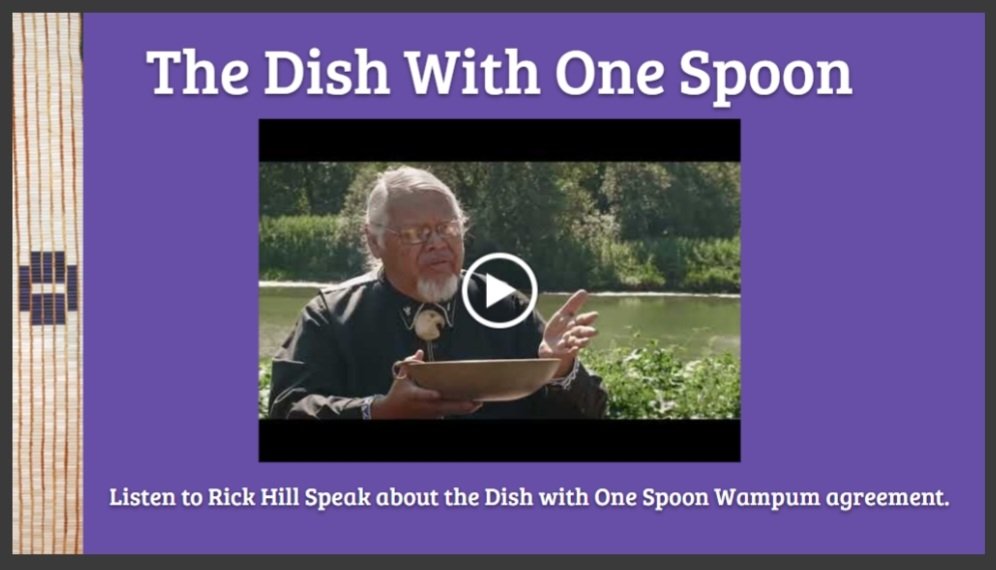 Primary teachers @dsbn will find a new slide deck with lessons for the Two Row and Dish With One Spoon Wampums. You'll find it in the Treaties section of the website. #TreatiesRecognitionWeek
