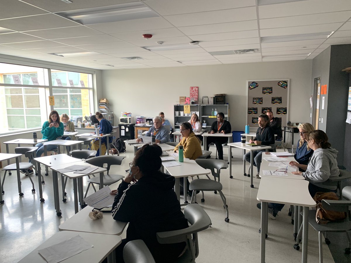 TedHiff's tweet image. The next level of engagement: writing authentic Common Formative Assessments (with calibration)!! Thank you @WebsterGrovesSD secondary teachers! You’re pushing education to the next level with your work! @StLouisRPDC @EducPlus @skulpa #CustomizedPD