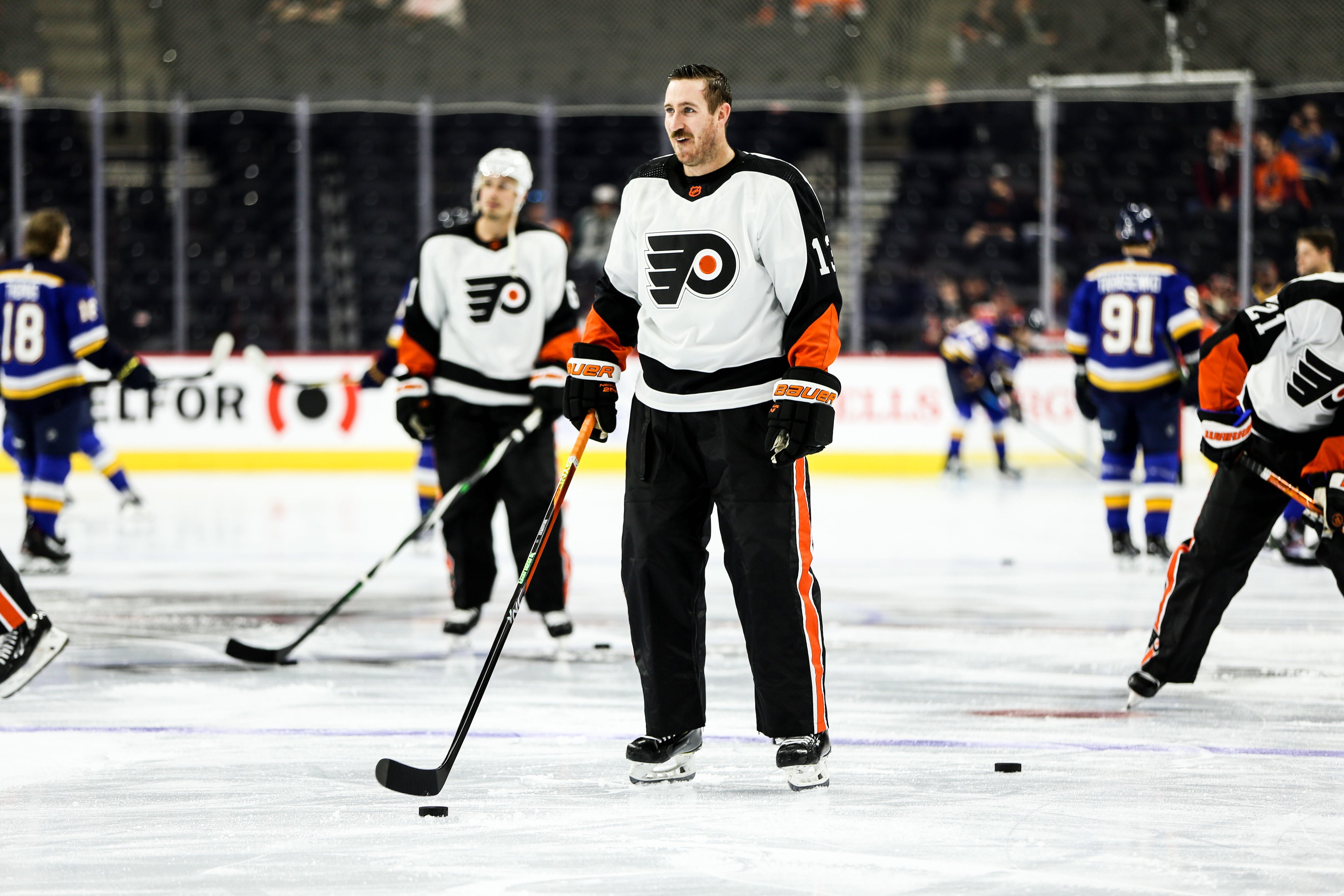 Philadelphia Flyers on X: Orange & Black & Cooperalls. The early  80's long hockey pants will be worn during warmups each time we wear our  new #ReverseRetro @adidashockey jersey. A brief history