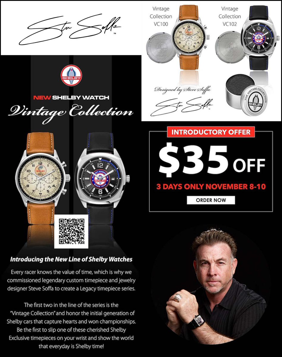 Introducing the New Line of Shelby Watches. Check 'em out at the Shelby Store 
<a href="/shelbyamerican1/">shelbyamerican</a> shelbystore.com/searchresults.… #shelbyamerican #stevesoffe #timepiece #racingwatches #carrollshelby #shelbystore