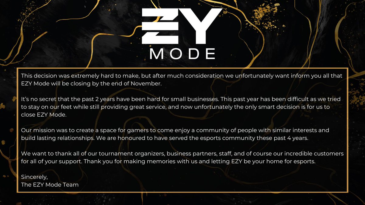 ezymode's tweet image. Thank you Windsor 🖤💛