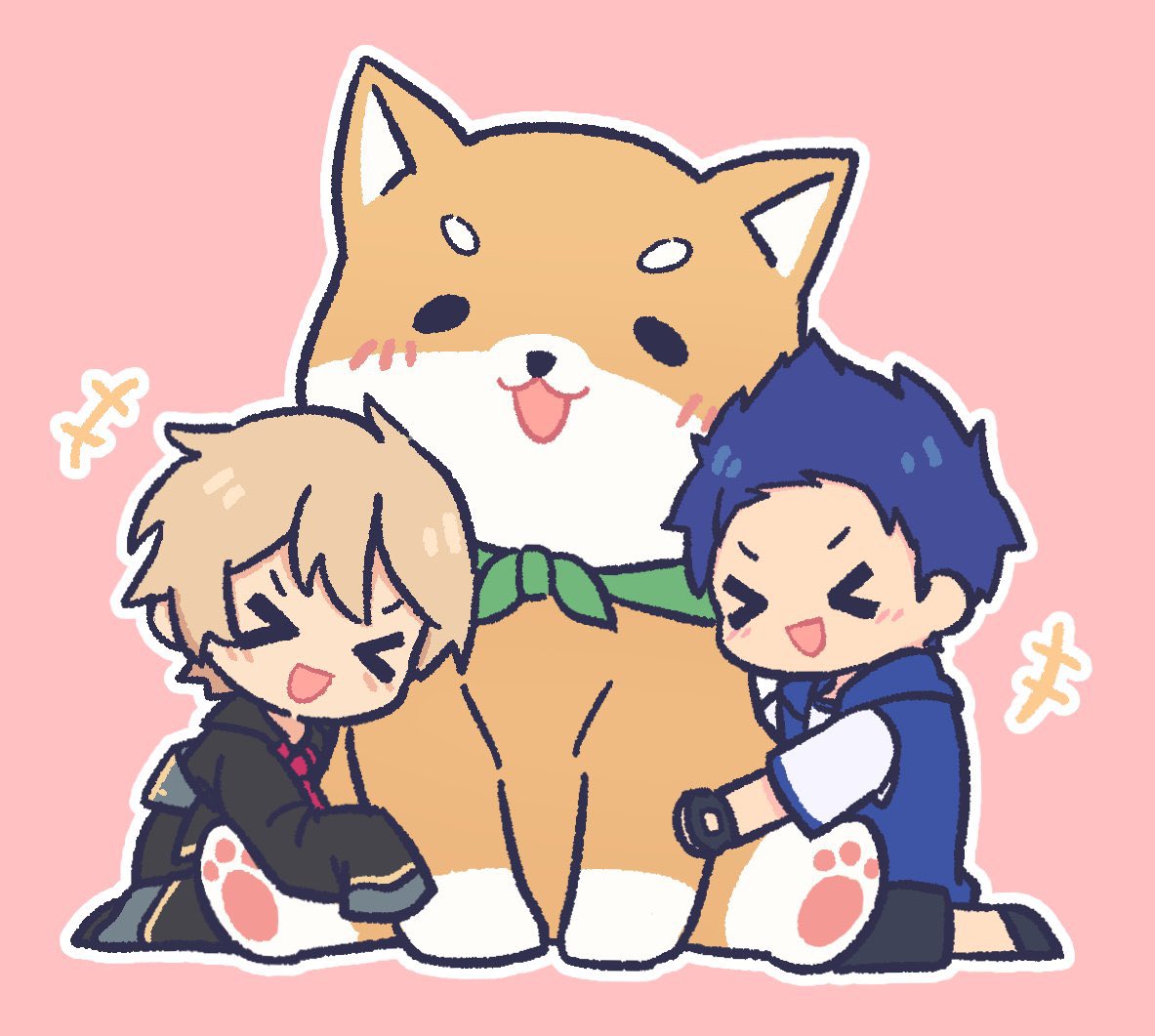 Big hugs for the big doggo!🤗🐕🐶
(Feat. <a href="/Neiko_vt/">Neiko💫Vtuber</a> )

Huge thanks to @FreudNim for this adorable artwork! 🥰😆

#Vtuber #ENVtubers #VTuberUprising