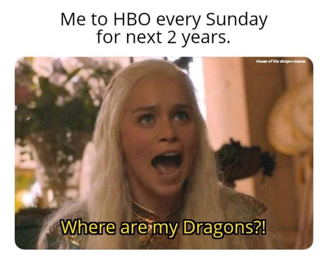 Life just ain’t been hitting the same since #HouseOfTheDragon ended 😔