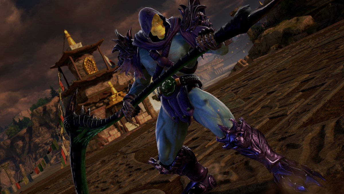 condecabroni's tweet photo. SKELETOR is the main foe that He-man has to fight, but he was once, a magician, half brother of King Randor. So here you have the two versions :o (as always with figure proportions :D) CASCARD⇩ #SOULCALIBURVI #createasoul #キャラクリ #ソウルキャリバー6 #VickWeeklyCAS #MOTU https://t.co/W2oSgSrZRi