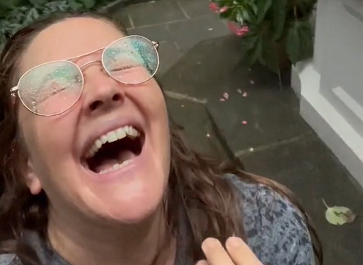 I’m thiiiiiiis close to pulling a Drew Barrymore in Los Angeles today