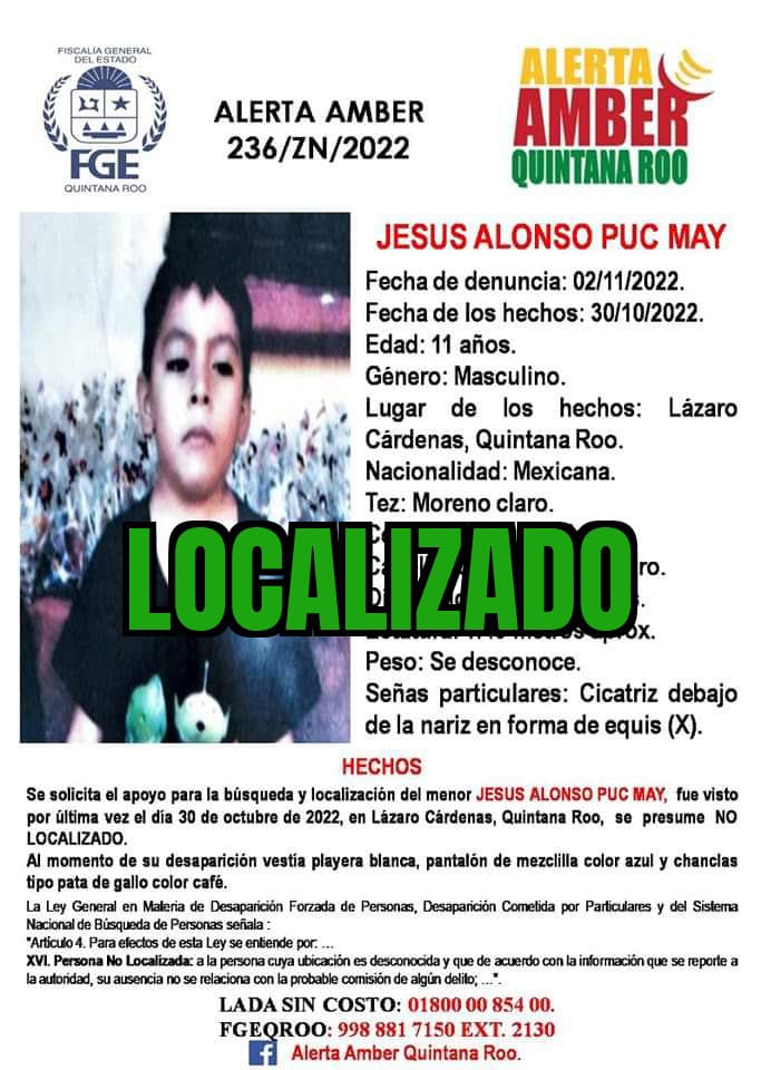 Comisión de Búsqueda Quintana Roo (@busqueda_qroo) on Twitter photo 