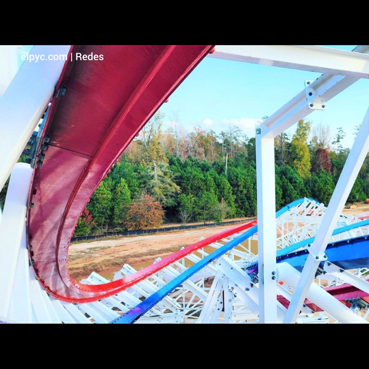 EIPYC's tweet image. 🔵Georgia, USA | ¿Se reprograma? | Luego de que la construcción de esta nueva montaña rusa híbrida de RMC este casi terminada, hay indicios de que su apertura deje de estar prevista para este 2022. #FunSpotAtlanta se prepara para ganar terreno en 2023.