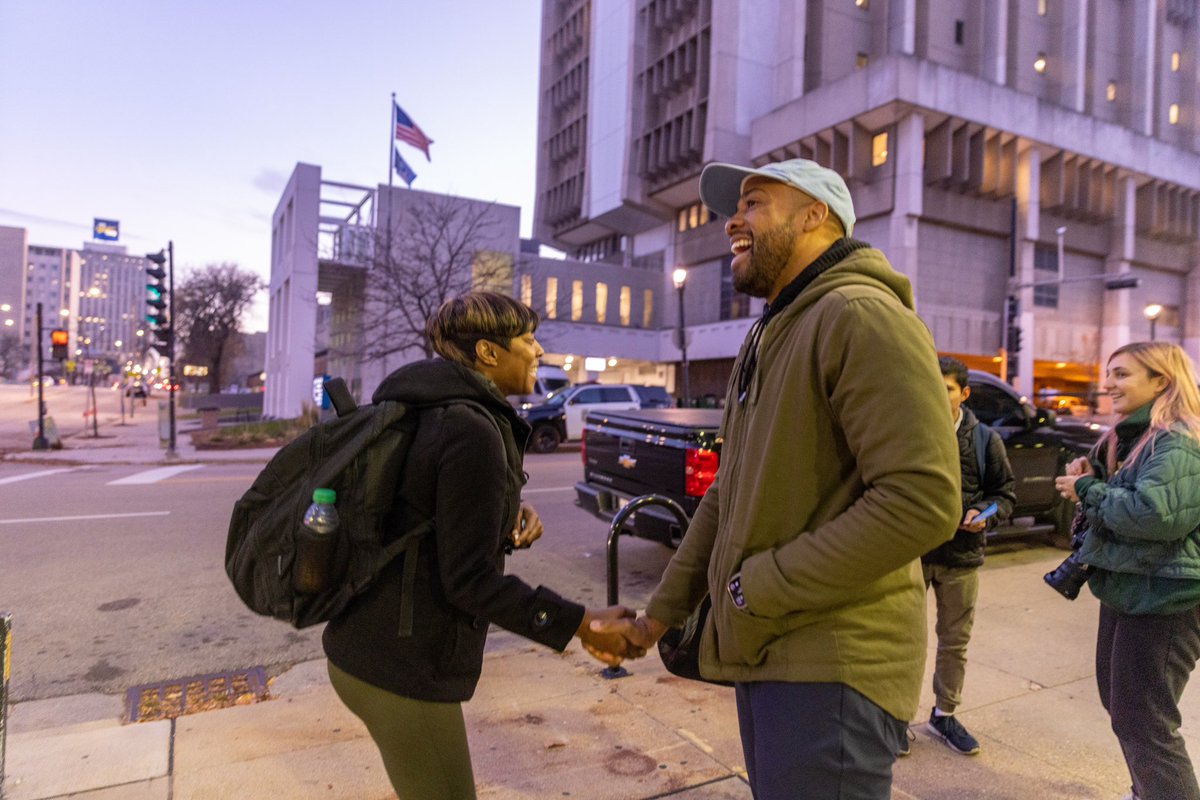 TheOtherMandela's tweet photo. Stopped by MATC for Election Day and let me say this: these students are FIRED up and ready to go use their voices at the polls 🗳 https://t.co/7yvcOY8bv9