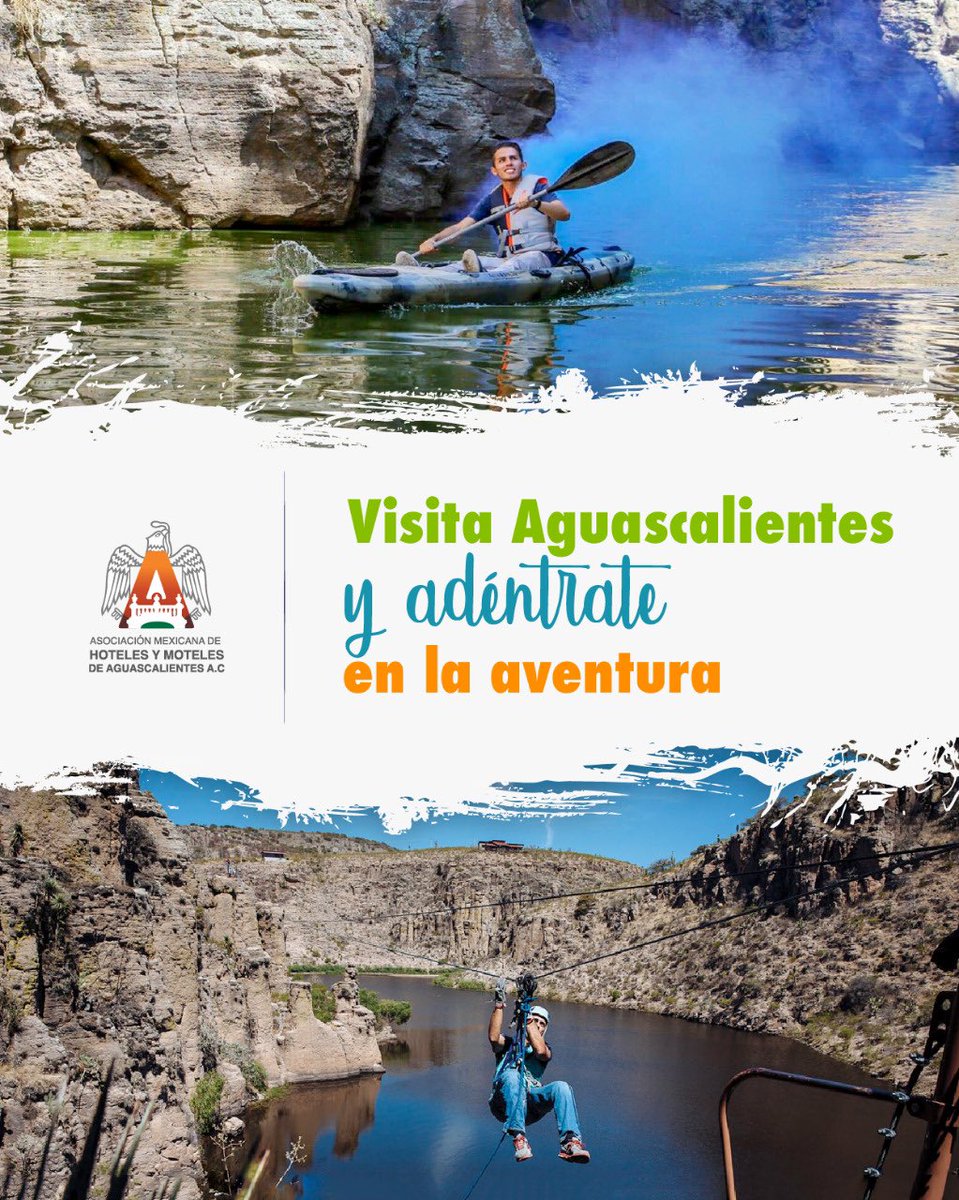 AMHYM_ags's tweet photo. El puente se aproxima, no esperes más y reserva tu Hotel en #Aguascalientes para vivir una aventura inigualable‼️‼️🧗🏻‍♂️🚵🏻🚣🏻‍♀️

🌐 https://t.co/0HenhhcuTw https://t.co/fw2eZLMkNO