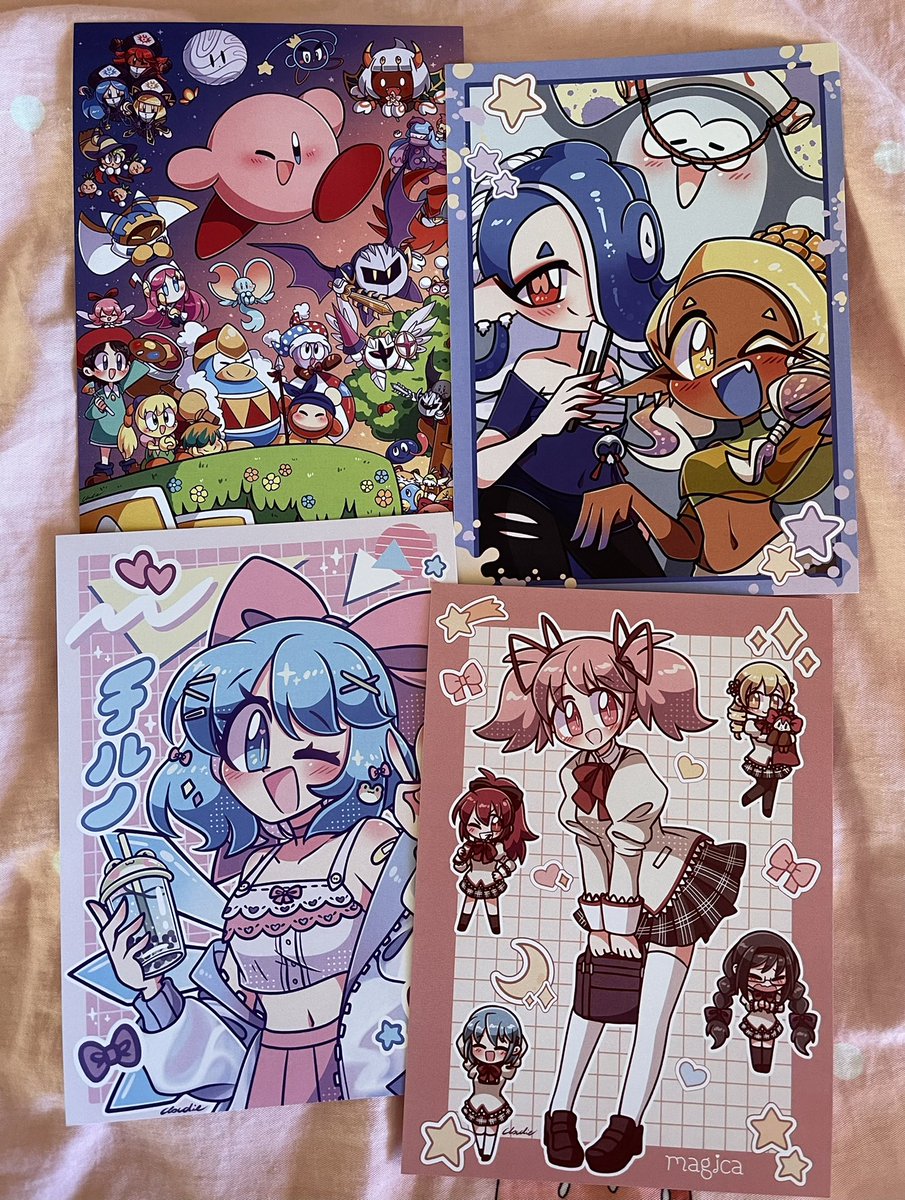 ART PRINT SAMPLES CAME IN TODAY!!!!!!!! ✨💕🥺 