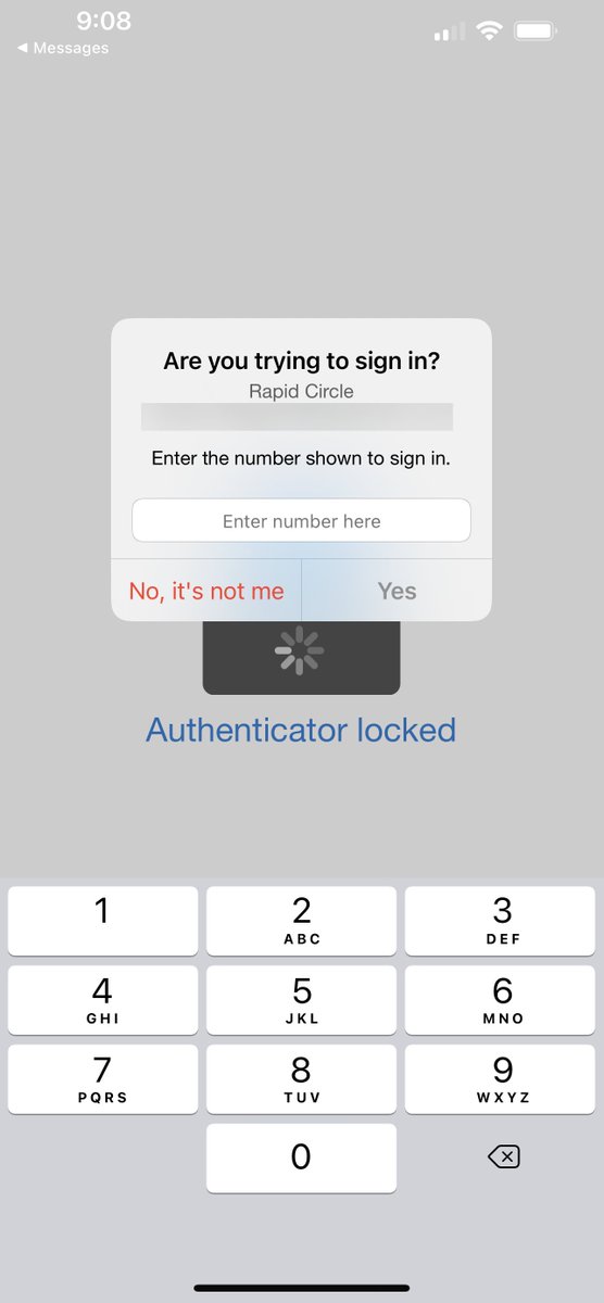 Loving that the <a href="/Microsoft/">Microsoft</a> Authenticator App now asks me to key in the number, rather than choose from three: