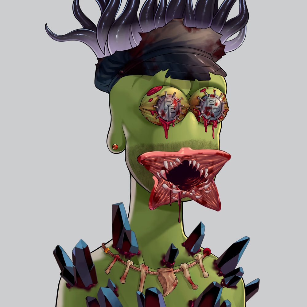 Dogs8eggs's tweet photo. #RAYC zombie skin becomes regular green feels like school where minus multiply minus = plus. Like  #ZAYC multiply #ZAYC is #RAYC  #NFT https://t.co/Jg4KNugXf9