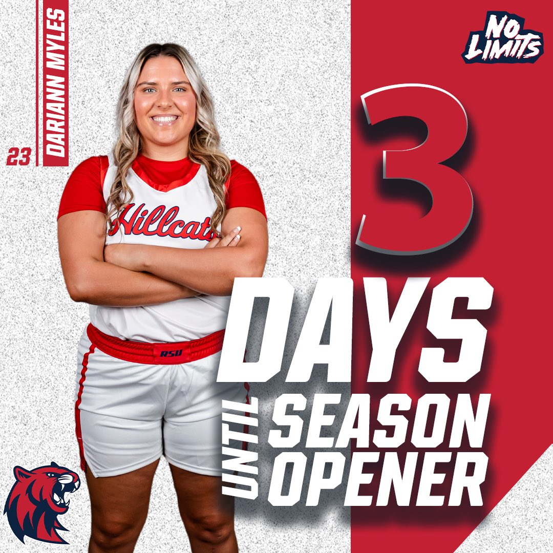 RSUHillcats's tweet photo. Only three more days until the season opener!

#NoLimits https://t.co/U6QI9OEr3f