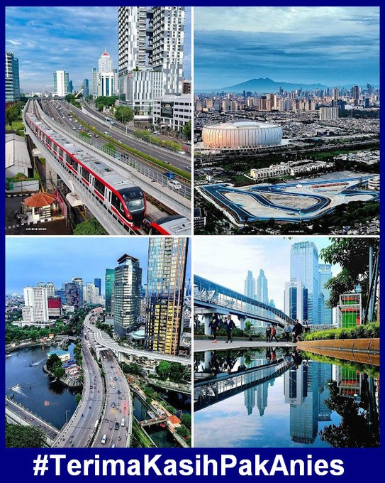 Lagi dan Lagi Dan Lagi, Fakta Pada Gambar Ini Menunjukan bahwa Anies Bukan Ahli dalam Tata Kata, Tapi Ahli Dalam Tata Kota.

Retwit, Like dan Sukrip sampai ke Wakanda, Agar Warga Wakanda Ngiri Melihat Keberhasilan Jakarta.