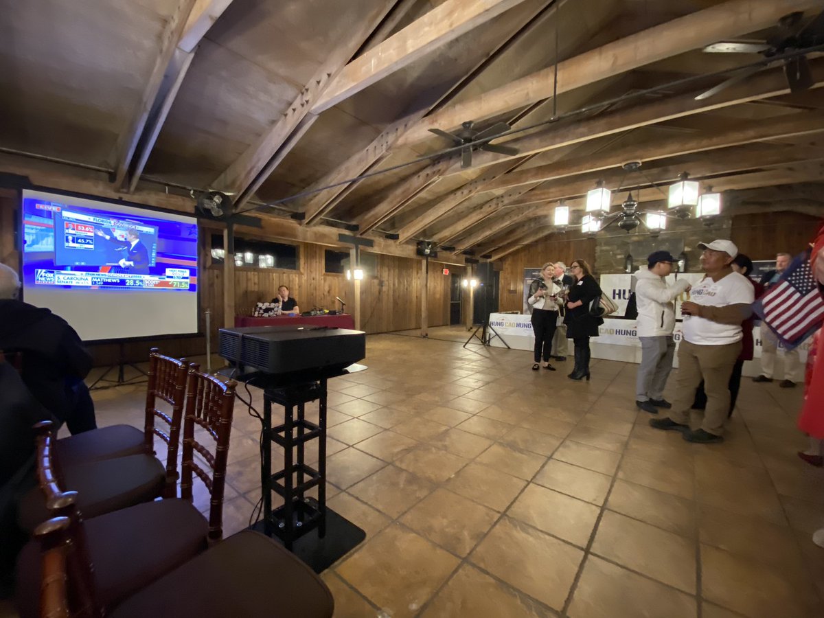 CTuckerNews's tweet photo. Party here is watching returns on Fox News tonight. https://t.co/eJz92v6VTy