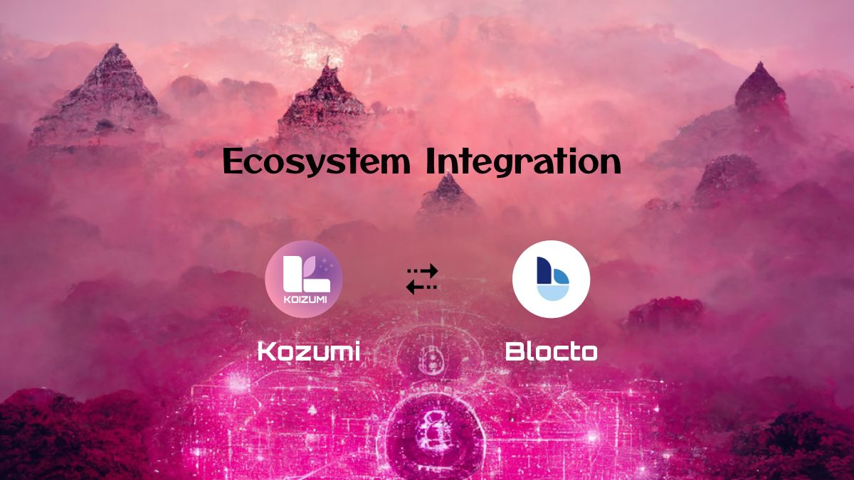 We are thrilled to announce our new strategic partnership with @BloctoApp our preferred #Aptos Wallet 💫​ 🌟10 KOIZLIST will be rewarded to celebrate🎉 ⚡️Follow @KoizumiAPT & @BloctoApp ⚡️Like & Retweet this tweet ⚡️Tag 3 friends #AptosEcosystem