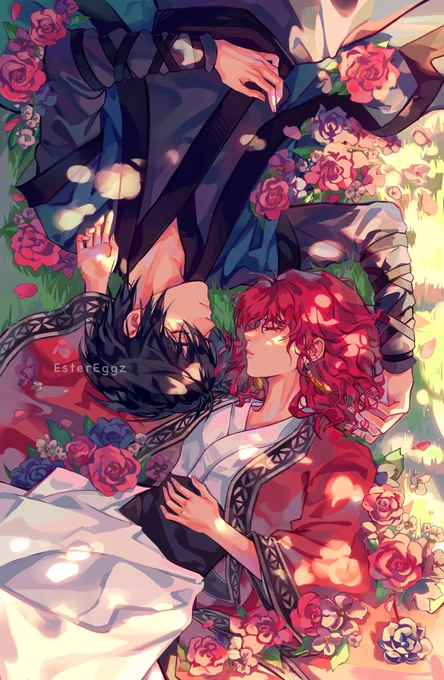 #artistsontwitter I draw my favs in pretty scenes  