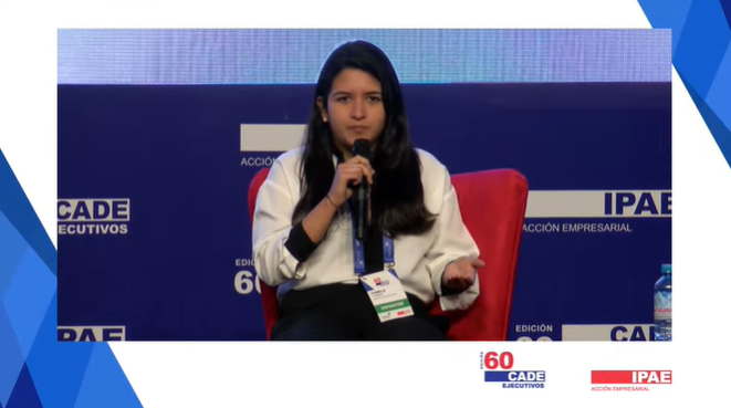 IPAEPERU's tweet photo. Fiorella Torres (@torres_fiorella), en #CADEejecutivos: “Queremos ser actores de cambio. Muchos jóvenes lideran iniciativas increíbles. Pero debemos buscar cómo lograr implementar más proyectos. Las grandes problemáticas generan grandes oportunidades”. https://t.co/D9H7T9pFLi