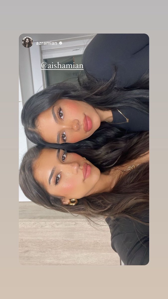 📲| Aisha {@/aishamian} via Instagram stories