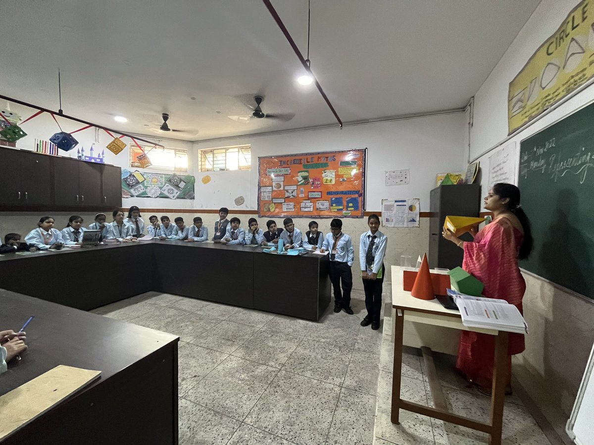 seepsethi's tweet photo. “The best way of learning about anything is by doing .”
Class VII went to Maths Lab to learn about Faces, Vertices and Edges of 3D Solid Shapes
#learningbydoing #Mathslab #experientiallearning #3Dshapes 
@BBPSMV @vividh87 @cbseindia29 @EduMinOfIndia @Anju83726354 @Tripti92900695 https://t.co/iGRwos1waV