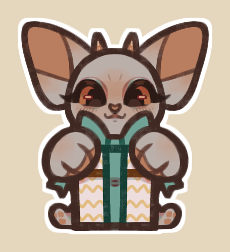 sifenke's tweet photo. Another YCH, I really enjoyed making these!
Feel free to choose gift colors/pattern!

🔟 each

I'll probably work on these during most of november. https://t.co/u8pc25bY3d