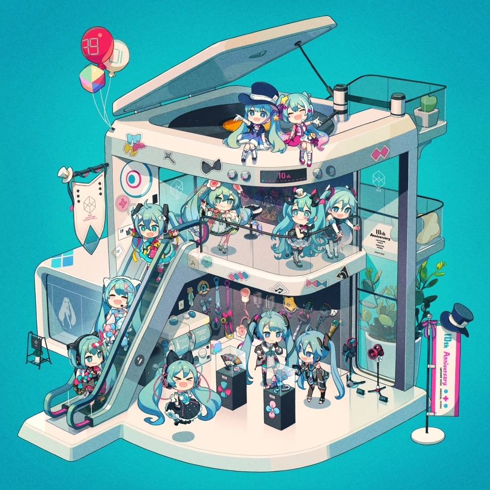 レコード　 MIKU 　Theme Song Collection Hatsune Miku MAGICAL MIRAI Theme Song Collection