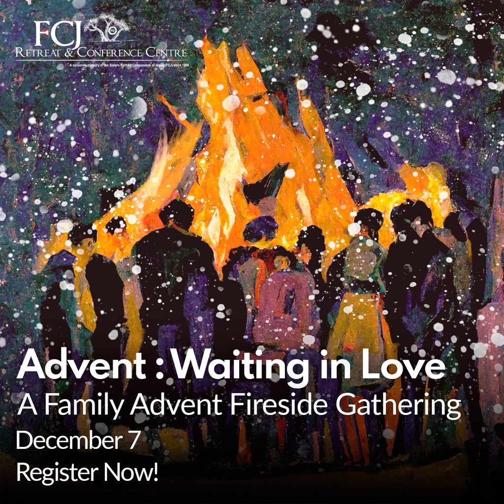 FCJCentre's tweet photo. Come gather with your family around the fire pit at the FCJ Centre to herald the season of Advent. Register at https://t.co/IvovigtBx0
⁠
#FCJcentre #FCJcentreCalgary #calgarycatholic #catholicyyc #advent #yyccatholic #adventtime #Christmas2020 #yycnow https://t.co/fcDZmywuye