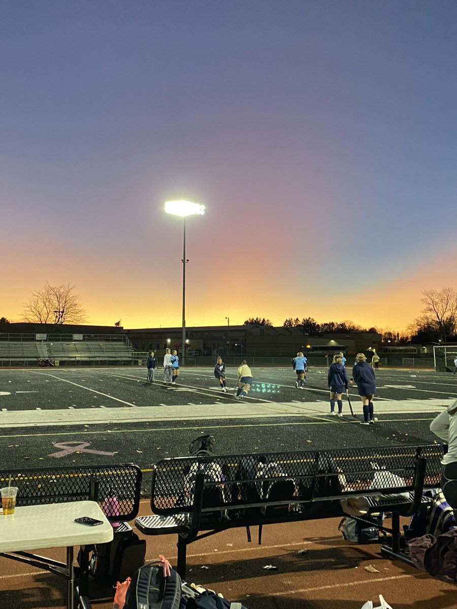 A great day and season for McD Field Hockey. Early dismissal and Panera lunch, 2 hour bus ride to Lake Lehman filled with lots of singing and laughs, and to end the evening a well played game against Wyoming Area, despite a 1-0 loss. Way to play ladies, what a great season💙💛
