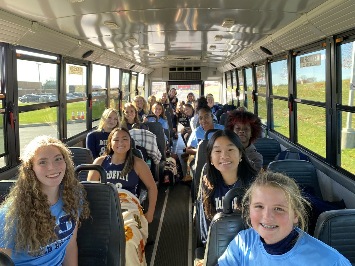 bishopmcdfh's tweet photo. A great day and season for McD Field Hockey. Early dismissal and Panera lunch, 2 hour bus ride to Lake Lehman filled with lots of singing and laughs, and to end the evening a well played game against Wyoming Area, despite a 1-0 loss. Way to play ladies, what a great season💙💛 https://t.co/EGuFRHkZO9