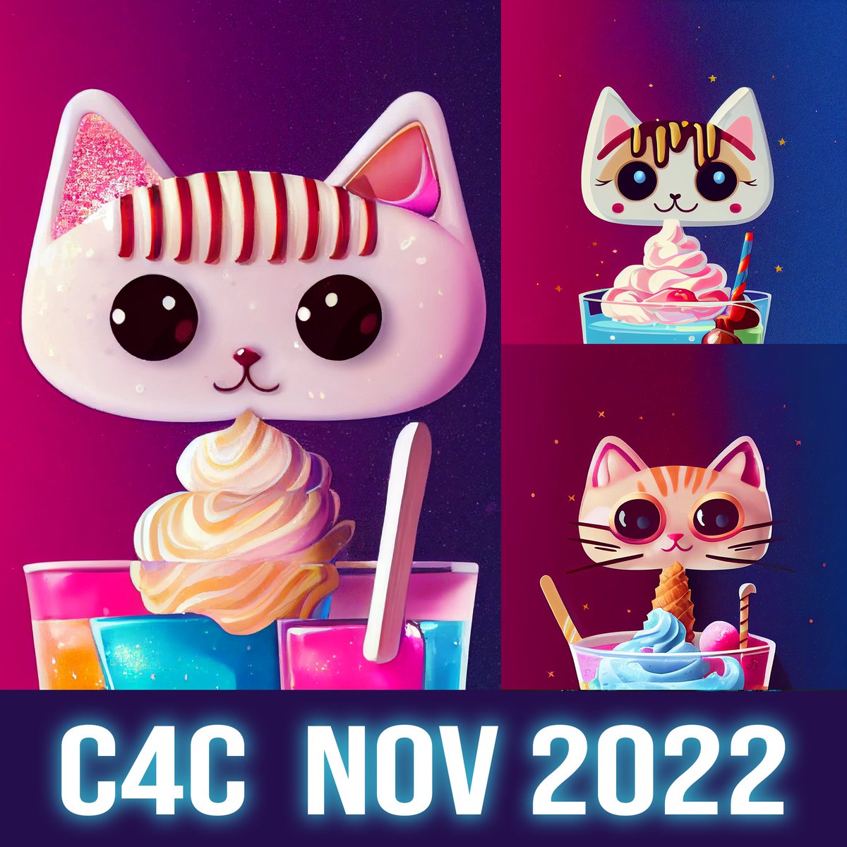 What if the ice cream was a cat's face?
#C4C Nov 2022🍦😽😺🍨
paras.id/collection/ice…

0.01 Near ✨✨