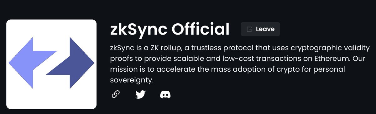 $zks L2給付金の本命の一つ zkSync
お触りになるであろう Crew3のタスクが来ております！

zksync.crew3.xyz/invite/LWMwGsG…

基本はTwitterのLike&amp;RTとクイズで簡単に終わります！
途中にあるクイズ問題の答えも置いておきますので
ぜひご参加ください！
招待もあるので良かったら上🔗踏んでください！☺️