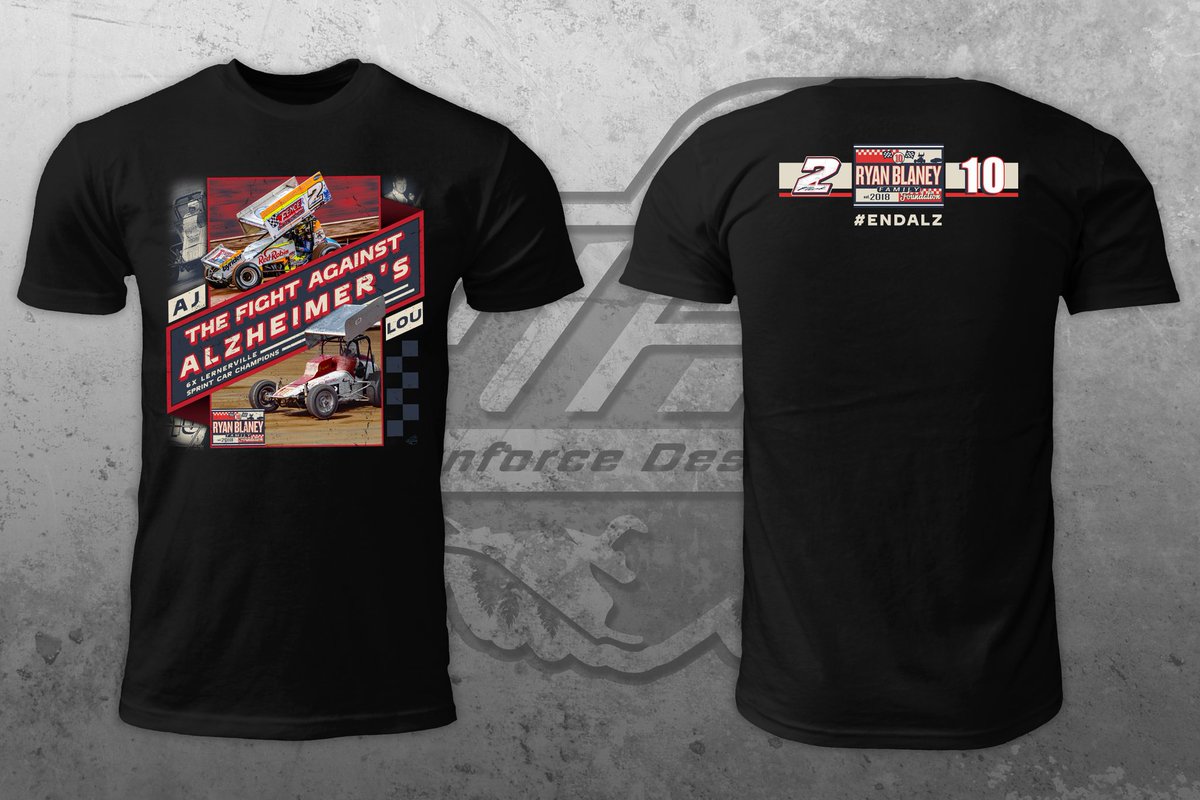CompleteChaos2's tweet photo. Lou Blaney &amp; I became tied with 6 Sprint Car Championships @Lernerville

Lou lost his battle with Alzheimer's in 2009. I lost a grandfather in 2000.

Help us fight back. For every shirt sold, we are donating all proceeds to the @rbfamfoundation benefitting Alzheimer's research! https://t.co/6JXE9TITVo