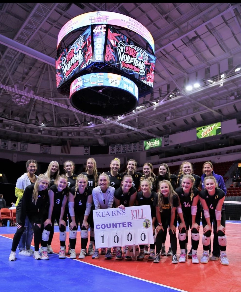 Ocho going out breaking records left and right! Congrats <a href="/cordeliakearns/">Cordelia Kearns</a> on breaking the all time kill record, surpassing 1000 kills, and breaking the kills in one season record 💪💪