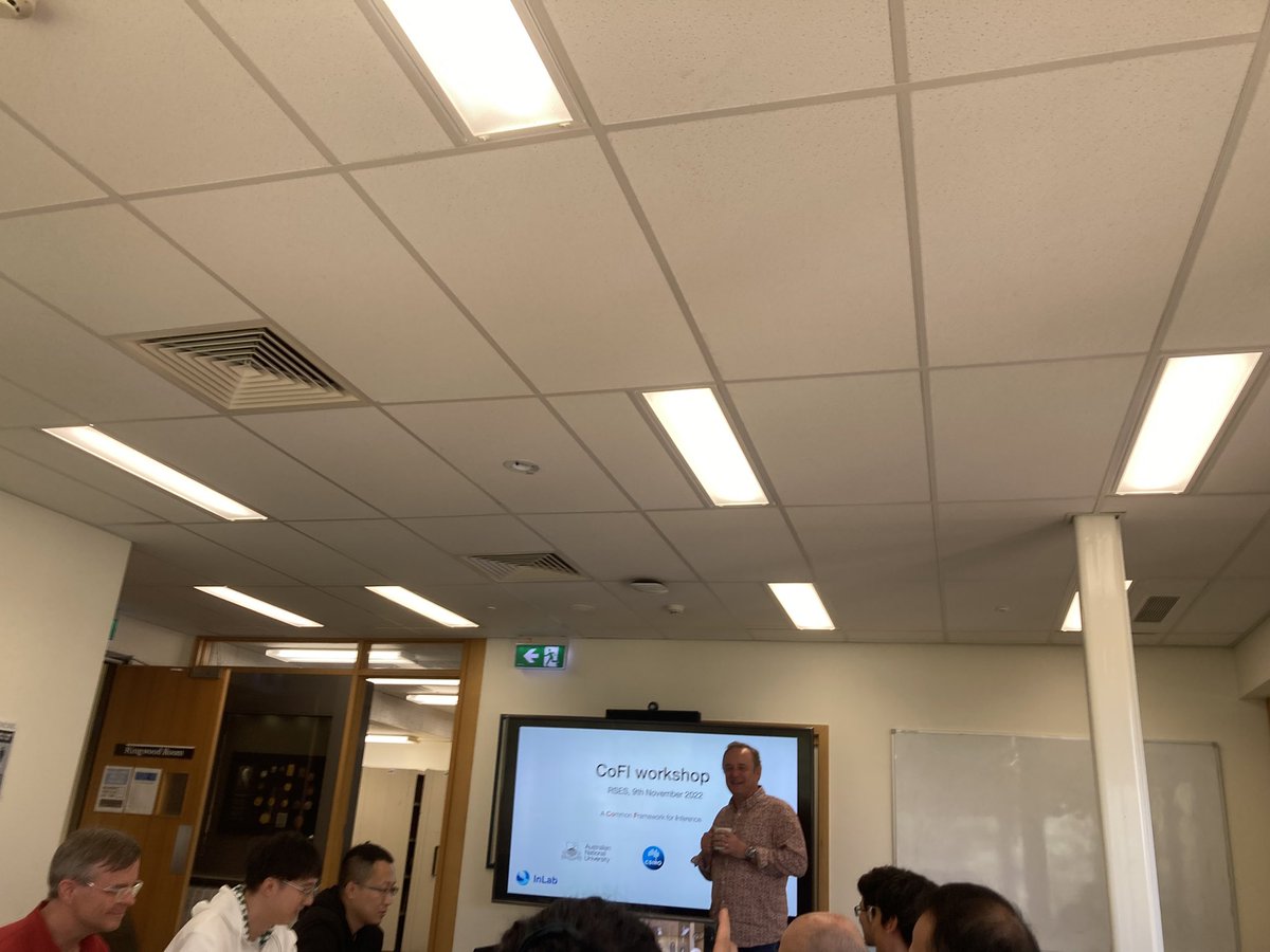 Super excited for the first #cofi workshop today at <a href="/anuearthscience/">ANU Earth Sciences 🌏</a> with <a href="/Sambridge_M/">Malcolm Sambridge</a>