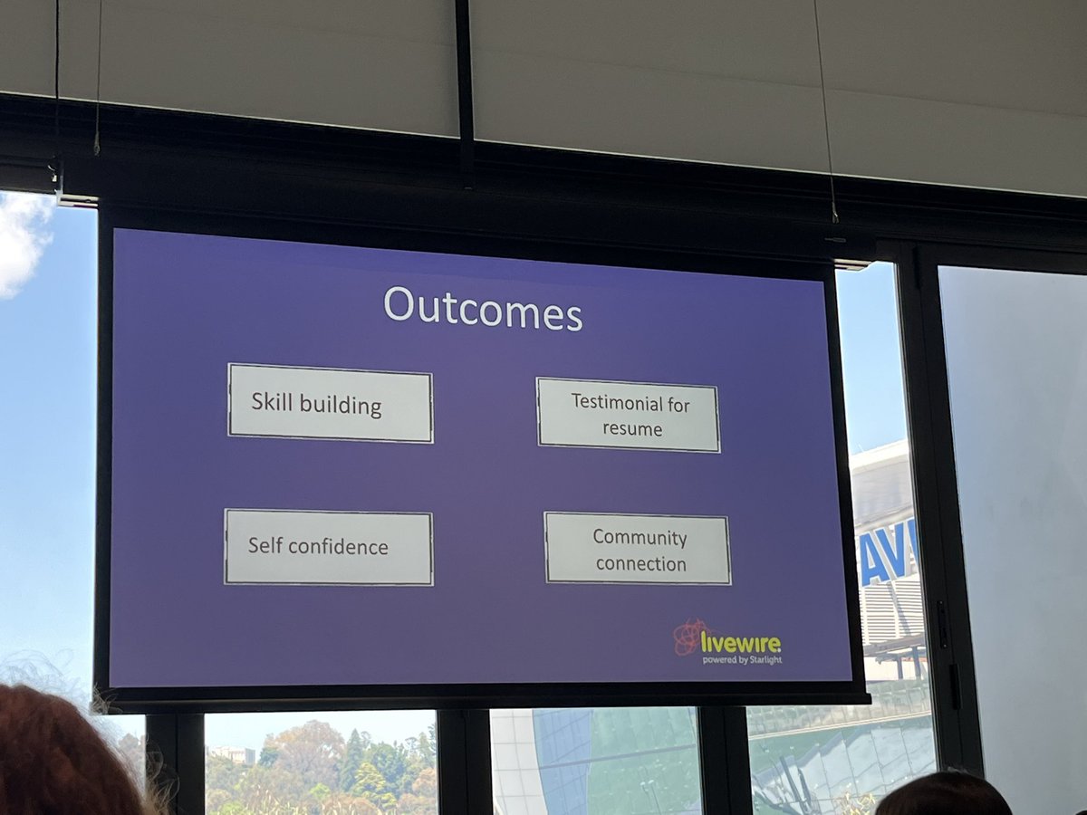 Wonderful to hear from how livestreams are being used to build connection and self-confidence in young people with illness on live word by <a href="/Starlight_star/">Starlight Australia</a> ⭐️ Awesome to see how new technology and opportunities are being utilised to empower young people 👩‍💻#AAAH2022