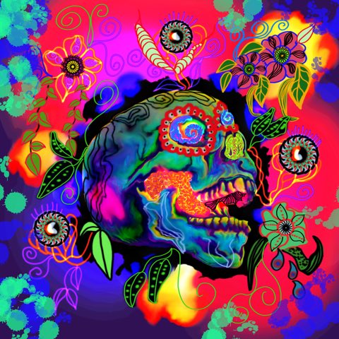 mesmaranft07's tweet photo. My Skulladelic beauties! Just a few sneak peak before my website launched by end of this month. I have a huge skull collection. #nft #skull #skullart #NFTCommunity #NFTs #digitalarts #websitelaunchingsoon #psychedelic #trippyart #artistsontwitter https://t.co/Gz4JvpFjEf
