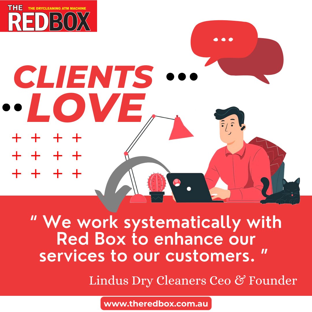TheRedBox8's tweet image. The Red Box was developed to service the public by providing the convenience of service. Reading positive feedback like this makes us happy. We are so grateful for your kind words. Thanks for sharing your review with us and the community.

#drycleaning #drycleaners #aitechnology
