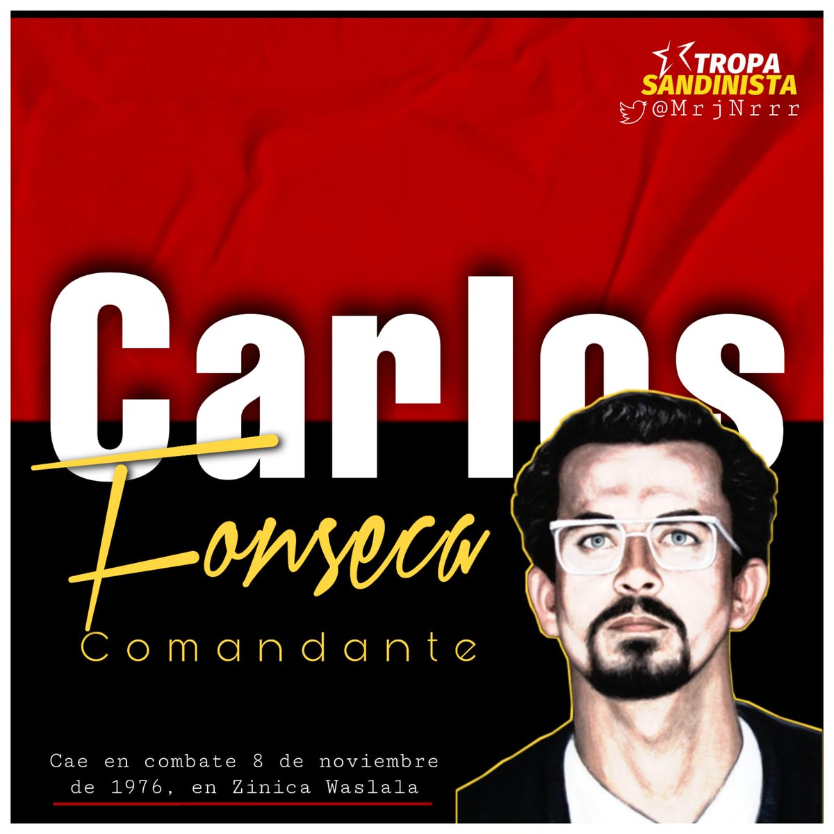 ✨️"El socialismo es la única perspectiva que tienen los pueblos para lograr un cambio profundo en sus condiciones de vida" - Cmdte. Carlos Fonseca siempre Presente✊🏻, su legado sigue y seguira vivo en quienes amamos a #Nicaragua ❤️🖤
#UnidosVencemosVenceremos 
#TropaSandinista