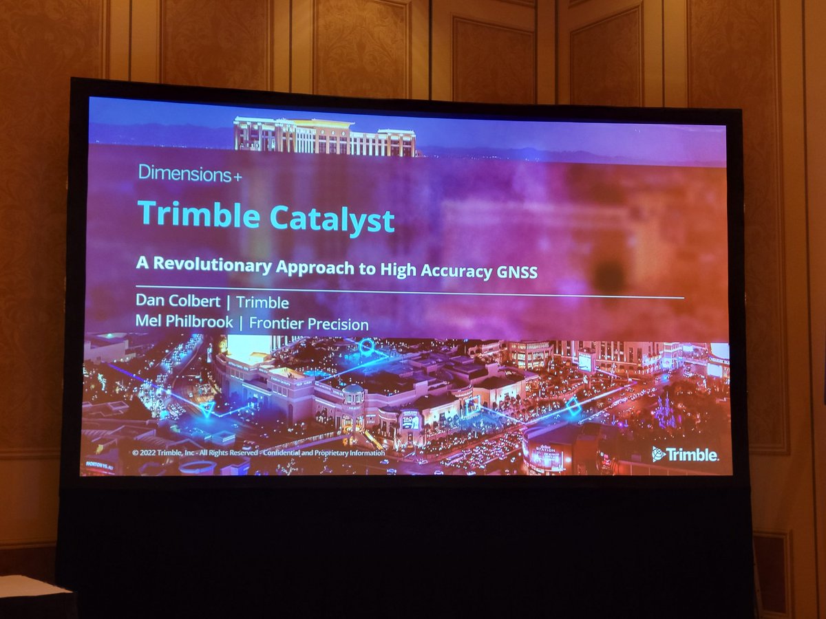 SiMapSupport's tweet image. Trimble Catalyst/DA2 presentation #trimblediemensions2022 @trimblegis @SeilerInst